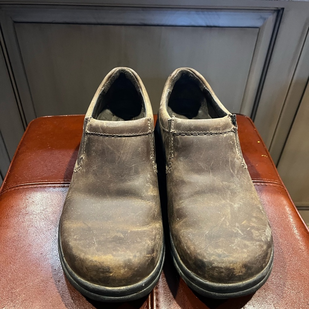 Dansko Men's Distressed Brown Slip-On Loafers